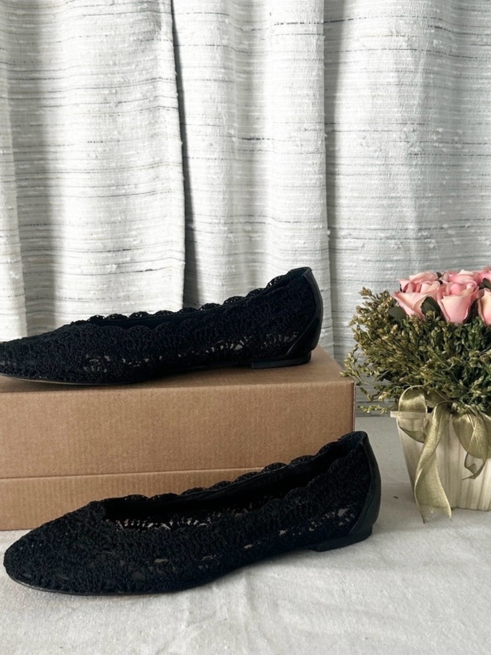 J. Jill Black Lace Women's Flats